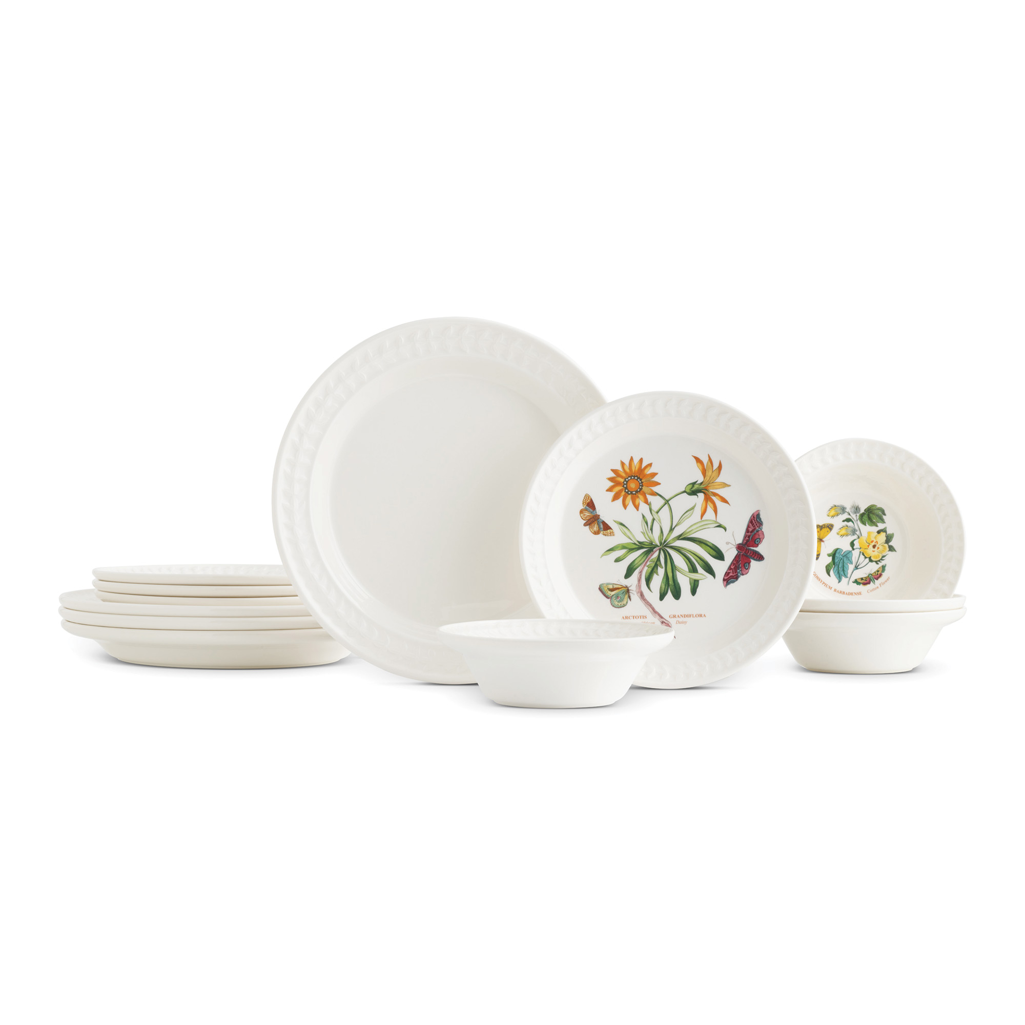 Botanic Garden Harmony 12 Piece Set White & Papilio image number null